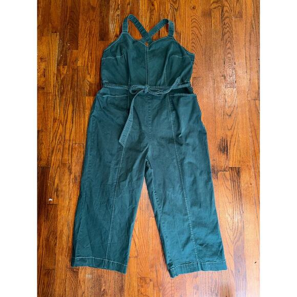 ModCloth a solid plan jumpsuit in June bug size 1x - Picture 3 of 10